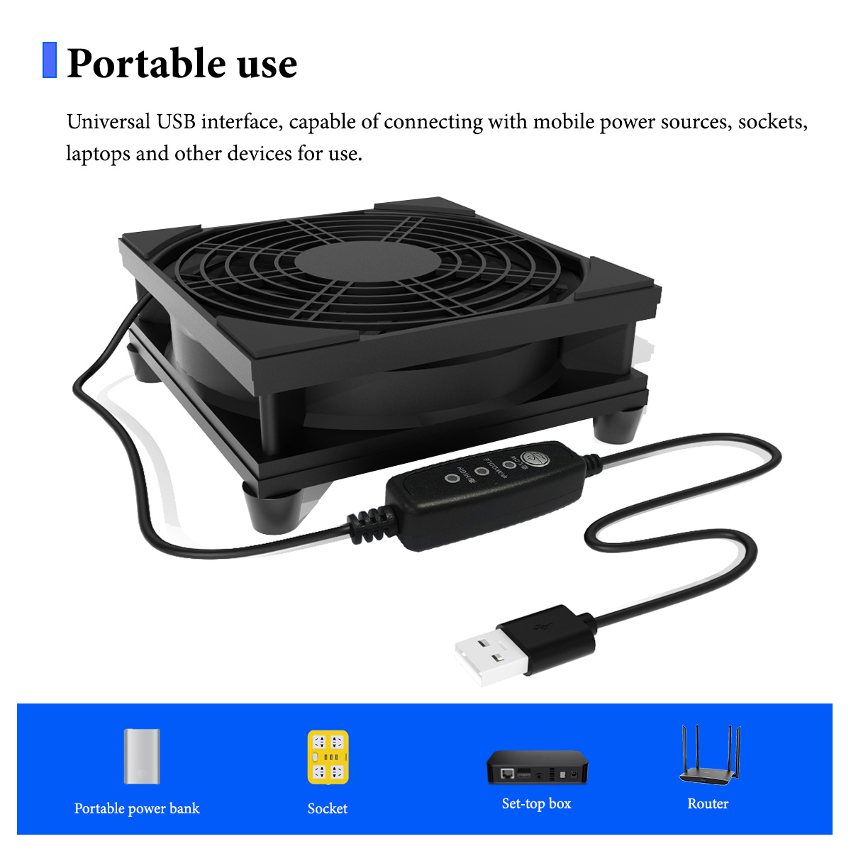 USB-вентилятор с 3 скоростями  – обзор и цена Pc Power Supply