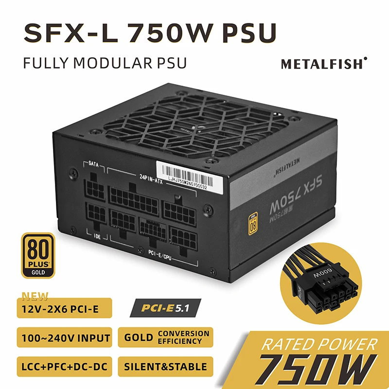 SFX 750 Вт, блок питания 80PLU – обзор и цена Power Supply 750W