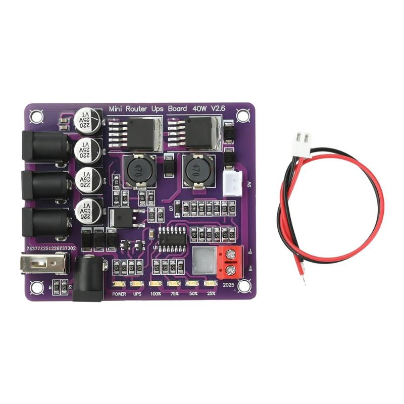 Плата ИБП для мини-роутера 40  – обзор и цена Power Supply 12V