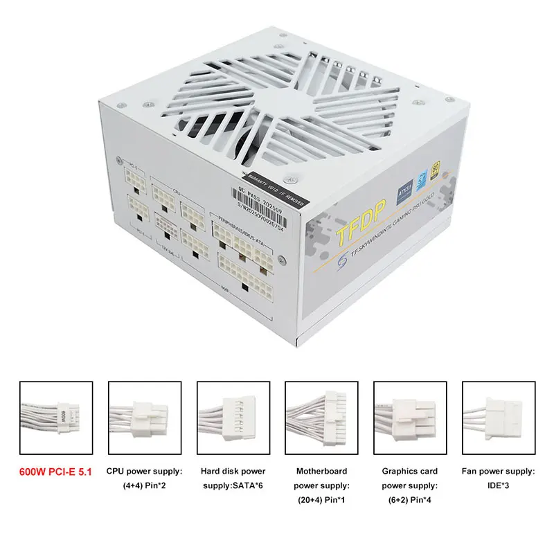 Белый 750 Вт 850 Вт 1000 Вт 12 – обзор и цена Power Supply 750W