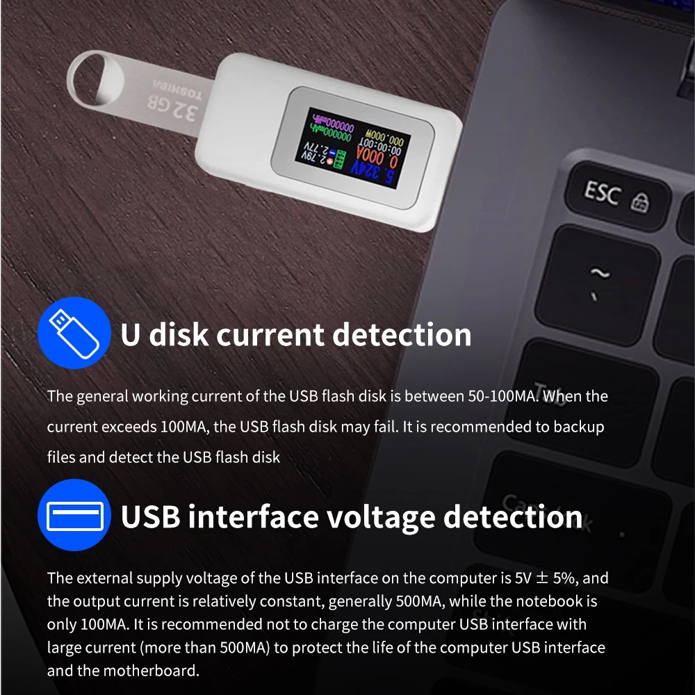 10 в 1 USB-тестер, цифровой во – обзор и цена Power Supply Tester